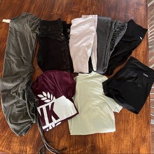 Victoria secret / vs pink lot bundle leggings, shorts, dress, shirts